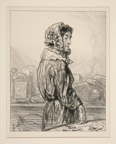 „Frau Abraham“ von Paul Gavarni
