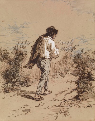 Gehender Mann von Paul Gavarni