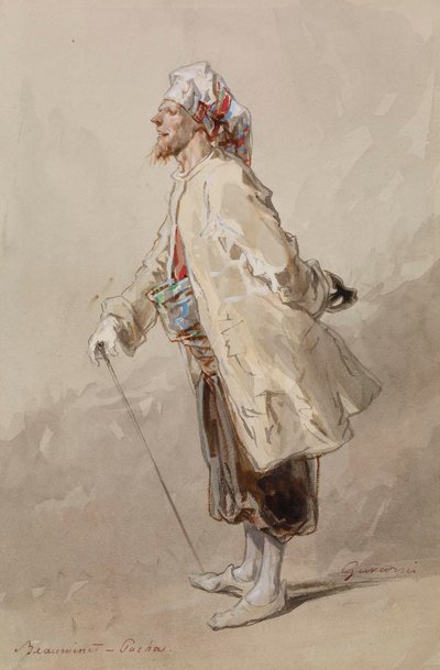 Mann in türkischer Kleidung von Paul Gavarni