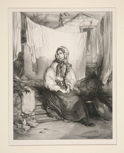 Melancholie von Paul Gavarni