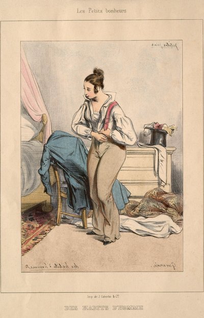Männerkleidung von Paul Gavarni
