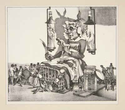 Fräulein Monarchie, Félicité, Désirée von Paul Gavarni
