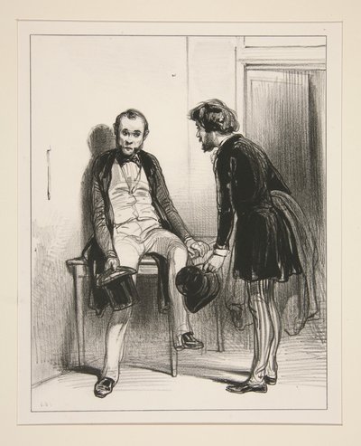 Mein lieber Herr, ich lasse Ihnen die Wache wie... von Paul Gavarni