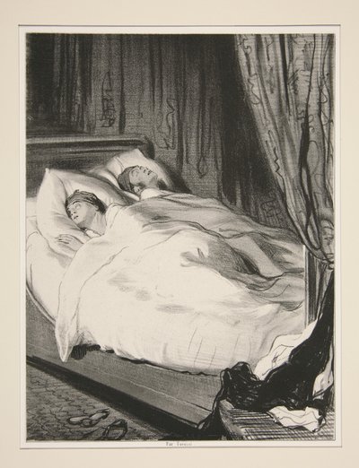 Nocturne A Deux Nez von Paul Gavarni