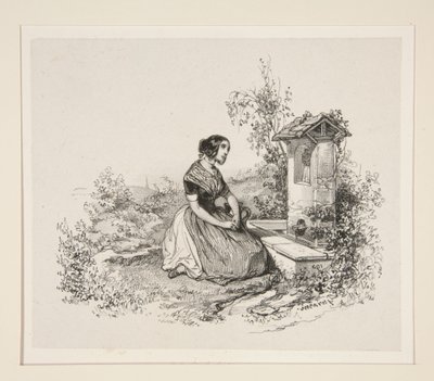 Notre-Dame de la Fontaine von Paul Gavarni