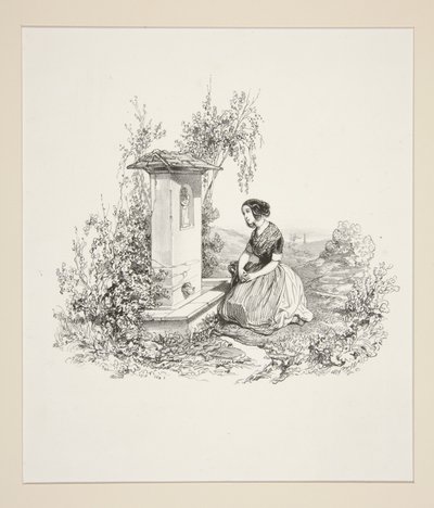 Notre-Dame de la Fontaine von Paul Gavarni