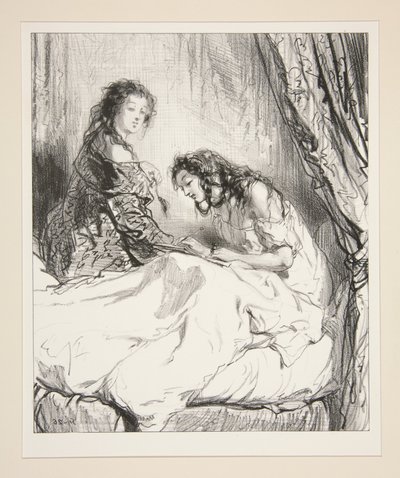 ...Ja, mein lieber Auguste, ich bin entschlossen, im Chor zu bleiben... von Paul Gavarni