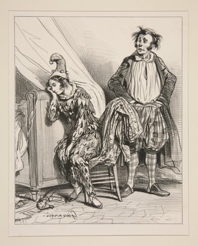 Ja, weine, geh! weine!... von Paul Gavarni