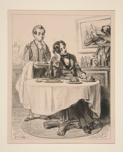 Kein Appetit von Paul Gavarni