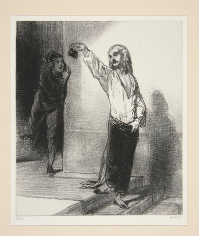 PUDEUR PERDUE. von Paul Gavarni