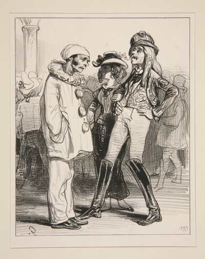 Parbleu, Monsieur le Baron, ich bin sehr zufrieden... von Paul Gavarni