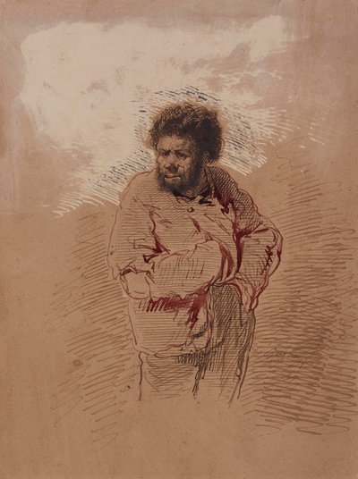Porträt eines Mannes von Paul Gavarni