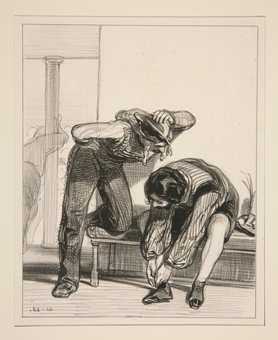 Leih mir zwanzig Francs, Guillemain... von Paul Gavarni