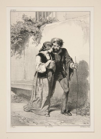 Rose de Tannebourg. von Paul Gavarni
