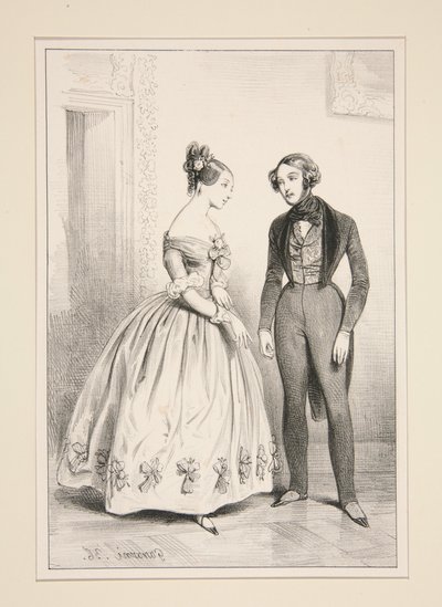 ABENDGESELLSCHAFT. von Paul Gavarni