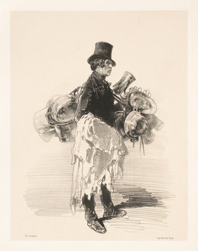 Der Kesselverkäufer von Paul Gavarni