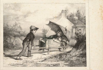 Spaziergang von Paul Gavarni
