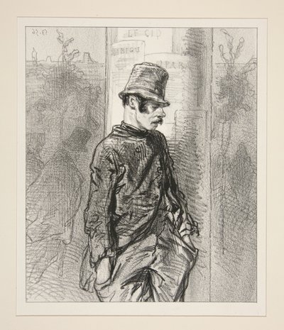 Auf dem Weg zum Schwurgericht von Paul Gavarni
