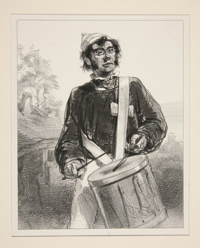 Dorftrommler von Paul Gavarni