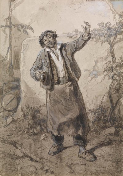 Die zwölf Monate: Oktober von Paul Gavarni