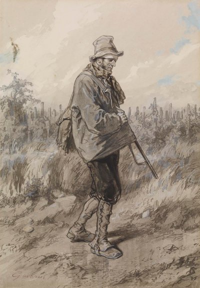 Die zwölf Monate: September von Paul Gavarni