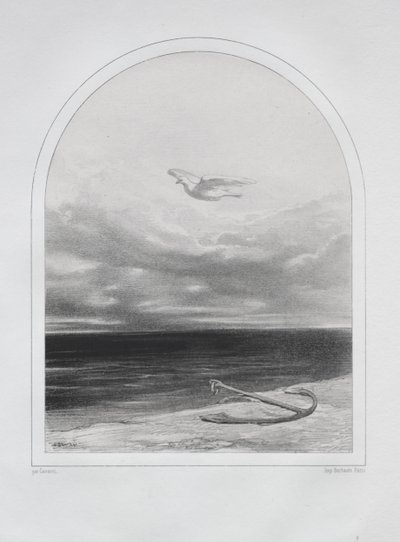 Die weiße Taube von Paul Gavarni