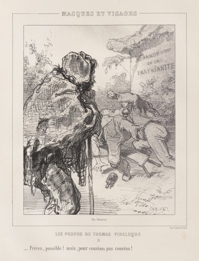 Die Worte des Thomas Vireloque, XI-XX von Paul Gavarni