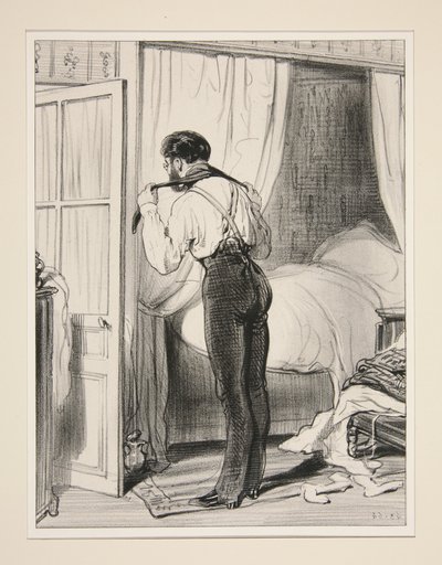Théodore, sag mal! Was machst du denn hier?... von Paul Gavarni