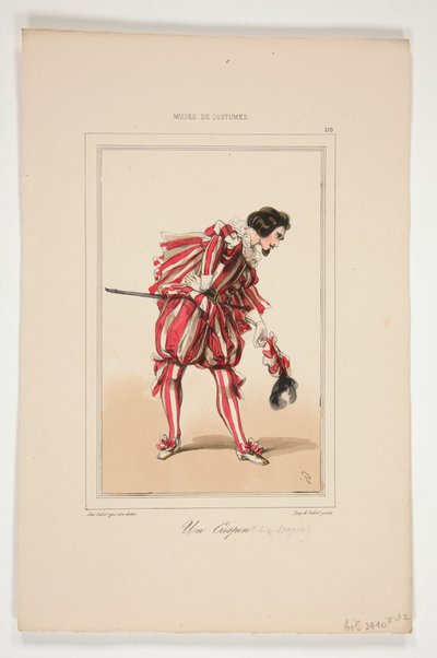 UN CRISPIN. von Paul Gavarni
