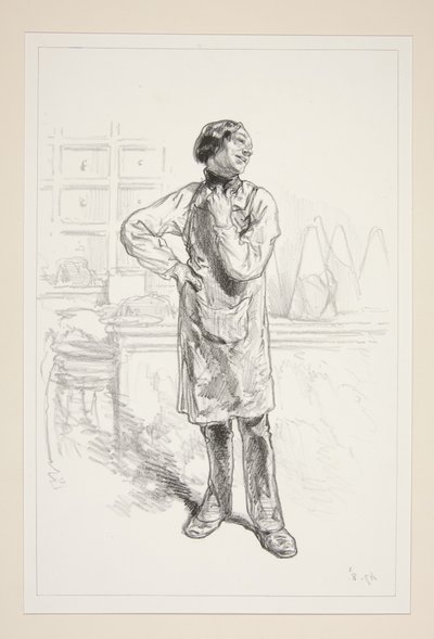 Ein Lebensmitteljunge von Paul Gavarni