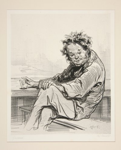 Ein Anacreon der Barrieren von Paul Gavarni