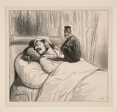 Ein Albtraum von Paul Gavarni