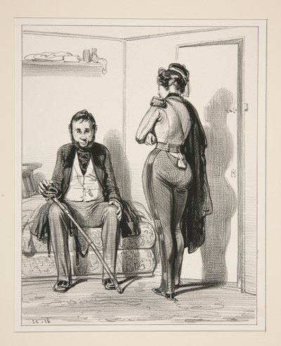 Eine charmante Rolle von Paul Gavarni