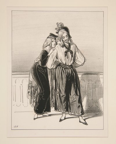 Es ist drei Uhr, Titine... von Paul Gavarni