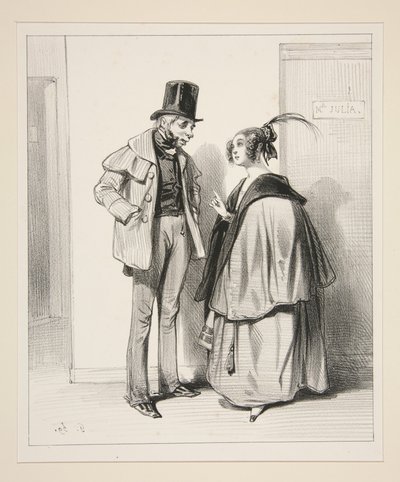 Sie machen Torheiten, Herr Graf... von Paul Gavarni