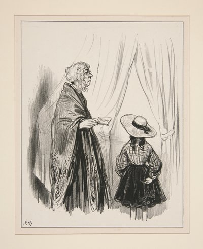 Voyons! Achtung bitte:... von Paul Gavarni