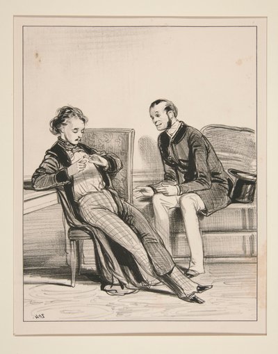 Schauen wir, mein lieber Gustave, seien Sie vernünftiger von Paul Gavarni