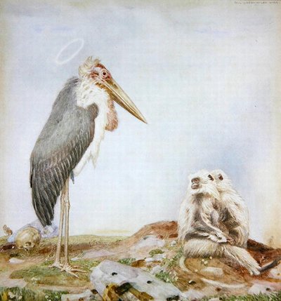 Heiliger Marabu von Paul Grabwinkler