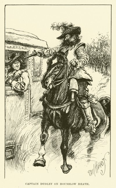 Kapitän Dudley auf Hounslow Heath von Paul Hardy