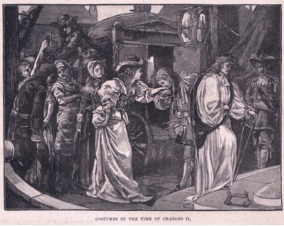Kostüme aus der Zeit von Charles II von Paul Hardy