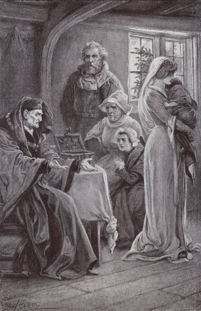 Illustration für The Cloister and The Hearth von Charles Reade von Paul Hardy