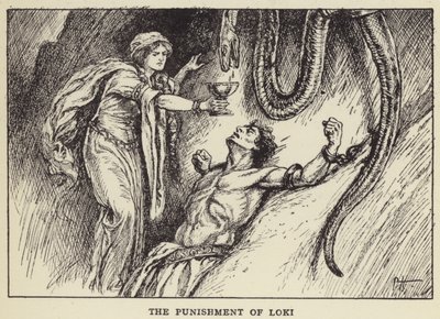 Die Bestrafung Lokis von Paul Hardy