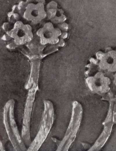 Detail einer Dreipfennig-Münze von Paul Henning