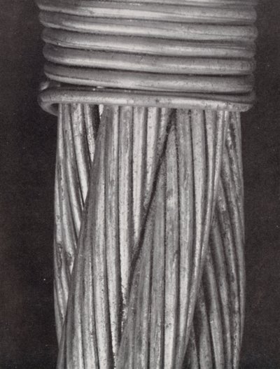 Stück Stahlseil von Paul Henning