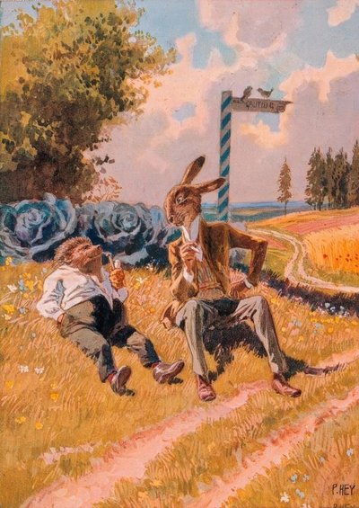 Der Hase und der Igel von Paul Hey