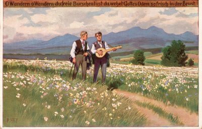 O Wandern, o Wandern, du freie Burschenlust von Paul Hey