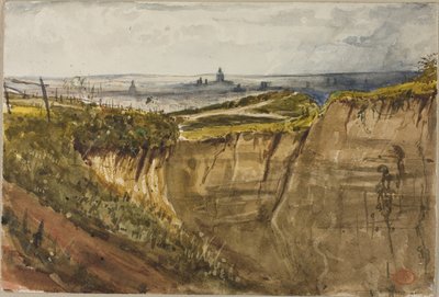 Blick auf Paris von Meudon von Paul Huet