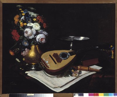 Stillleben mit Mandoline von Paul Joret