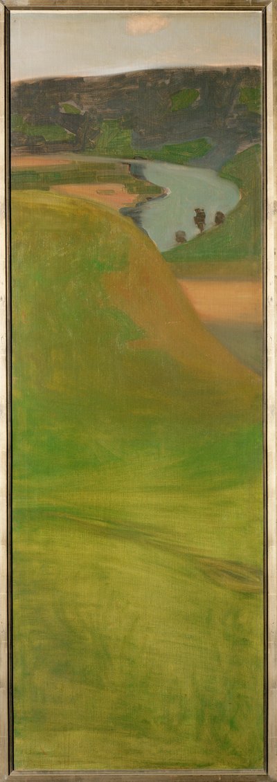 Ein Blick auf den Aare-Fluss, Schweiz von Paul Klee