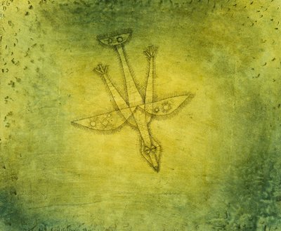 Herabstoßender Vogel von Paul Klee